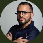 foto de perfil do proprietário do salão jardins beauty concept, um dos representantes dos produtos Bruna Tibo em divinópolis